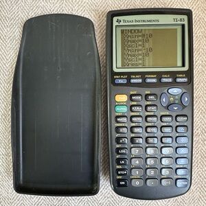 Texas Instruments TI 83 Engineering/Scientific, Business, Graphing calculator.